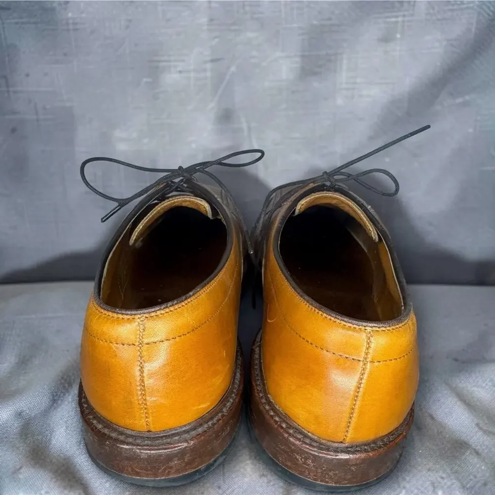 Allen Edmonds Hillcrest 5954 Walnut Leather Bicycle Toe Dress Shoes Mens 8.5 D